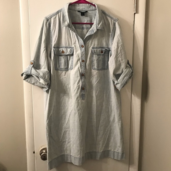 J. Crew Tops - J Crew Workwear Shirt Dress
